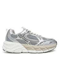 Sneakersy męskie - Sneakersy Iceberg IU1706 Srebrny - miniaturka - grafika 1