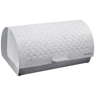 Klausberg Chlebak Stalowy z Pokrywą Marmurkową KB-7401 KB-7401 - Chlebaki - miniaturka - grafika 1