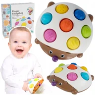 Zabawki interaktywne dla dzieci - Zabawka Sensoryczna Kolorowy Jeżyk Popit Antystresowa Zabawka Dla Dzieci Z935 - miniaturka - grafika 1