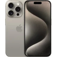 Telefony komórkowe - Apple iPhone 15 Pro 256GB Tytan Naturalny Beżowy - miniaturka - grafika 1
