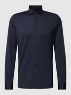 Koszule męskie - Koszula biznesowa o kroju Super Slim Fit z kołnierzykiem typu kent - miniaturka - grafika 1