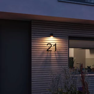 Paulmann Flame kinkiet zewnętrzny LED, czarny - Lampy ogrodowe - miniaturka - grafika 4