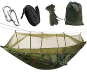 Hamaki - Hamak Z Moskitierą Turystyczny Survivalowy 260X140 D322 - miniaturka - grafika 1