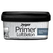 Grunty do ścian - Jeger Podkład pod Jeger Efekt Primer Loft Beton trudne powierzchnie 1 l - miniaturka - grafika 1
