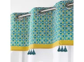 Firany - Douceur FIRANA - CALLAO BIAŁA / ZIELONY 140x240 3574386267540 - miniaturka - grafika 1