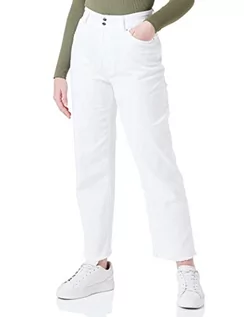 Spodnie damskie - Love Moschino Damskie Spodnie Casual, Optyczny biały, 25 - grafika 1