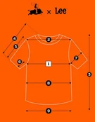 Koszulki męskie - Lee SMALL LOGO TEE Rivet granatowa koszulka bawełniana męska haft z logo S - LEE - miniaturka - grafika 1