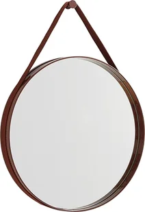 Lustro ścienne Strap 50 cm ciemnobrązowe - Lustra - miniaturka - grafika 1