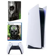 Konsole Playstation - Sony PlayStation 5 z napędem + Call of Duty Modern Warfare II - miniaturka - grafika 1