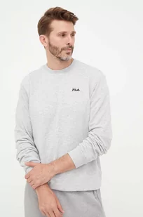 Fila bluza męska kolor szary gładka - Bluzy męskie - miniaturka - grafika 1