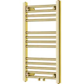 Grzejniki łazienkowe - Mexen Mars grzejnik łazienkowy 700 x 400 mm, 188 W, złoty - W110-0700-400-00-50 - miniaturka - grafika 1