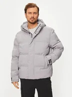 Kurtki męskie - 4F Kurtka zimowa 4FWAW24TDJAM479 Szary Loose Fit - miniaturka - grafika 1
