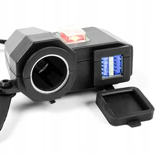 Motocyklowe Gniazdo Zapalniczki z Wyłącznikiem - Ładowarki samochodowe - miniaturka - grafika 1