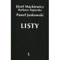 Historia Polski - Listy Dzieła 26 Józef Mackiewicz Barbara Toporska Jankowski Paweł - miniaturka - grafika 1