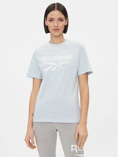 Reebok T-Shirt IM4089 Błękitny - Koszulki i topy damskie - miniaturka - grafika 1