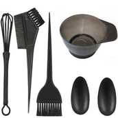 Pozostałe akcesoria fryzjerskie - TEMU Zestaw 6 sztuk Profesjonalny zestaw do farbowania włosów dla salonu fryzjerskiego i użytku domowego - Zawiera narzędzia fryzjerskie do idealnego - miniaturka - grafika 1