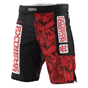 Spodenki do Grapplingu MMA BJJ K1 dziecięce EXTREME HOBBY RED WARRIOR - Kimona, stroje i obuwie - miniaturka - grafika 1