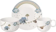Zestawy naczyń dla dzieci - Naczynia dziecięce Walk like an Elephant 3 el. - miniaturka - grafika 1