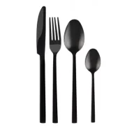 Zestawy sztućców - Kulig Komplet sztućców Piano black w pudełku 29491 24 szt. - miniaturka - grafika 1