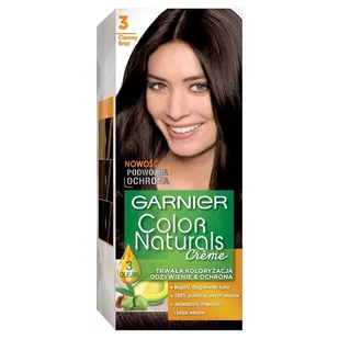 Garnier Color Naturals 3 Dark Brown - Farby do włosów i szampony koloryzujące - miniaturka - grafika 1