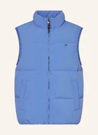 Moda i Uroda OUTLET - Tommy Hilfiger Kamizelka Puchowa blau - miniaturka - grafika 1
