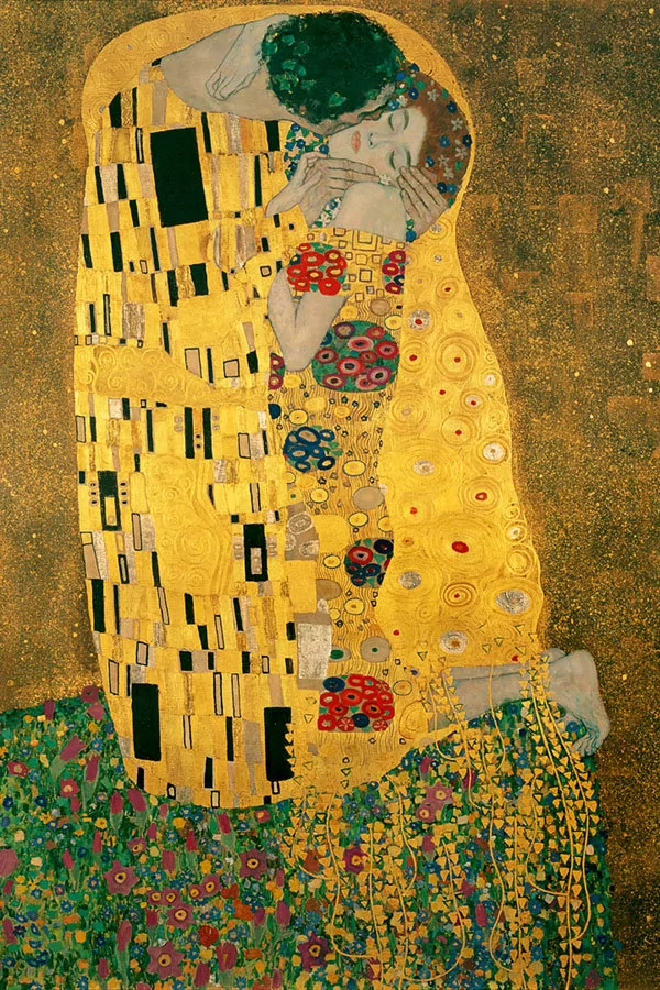 Plakat, Pocałunek - Gustav Klimt, 70x100 cm