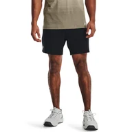 Spodenki męskie - Męskie Spodenki UNDER ARMOUR UA VANISH WOVEN 6IN SHORTS 1373718-001 – Czarny - miniaturka - grafika 1