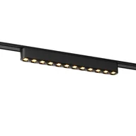 Lampy sufitowe - QAZQA Nowoczesna czarna lampa sufitowa do systemu szynowego 1-fazowego 12W 3000K - Magnetic Puntua - miniaturka - grafika 1