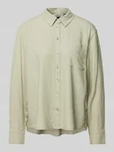 Bluzki damskie - Bluzka o kroju regular fit z długimi rękawami model ‘CARO’ - miniaturka - grafika 1