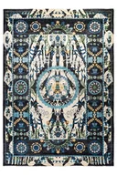 Dywany - Intrygujący Perski Dywan z Florystycznymi Motywami 120x180 cm - miniaturka - grafika 1