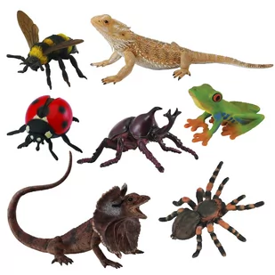 Collecta Zestaw figurek insektów i jaszczurek figurki owady 3+ - Figurki dla dzieci - miniaturka - grafika 1