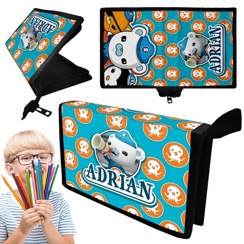 Piórnik OKTONAUCI OCTONAUTS Jednokomorowy Personalizowany Nadruk Imię