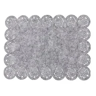 Obrusy i serwetki - Podkładka filcowa MUFFINS 45 x 30 cm szary - miniaturka - grafika 1