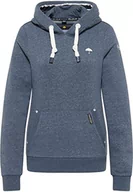 Bluzy damskie - Schmuddelwedda Damska bluza z kapturem 34619065, granatowy melanż XXL - miniaturka - grafika 1