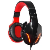 Słuchawki - Tracer Battle Heros Riot V2 Czarno-czerwone - miniaturka - grafika 1