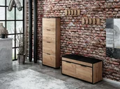 Meble do przedpokoju - Zestaw mebli do przedpokoju 14WF3C dąb złoty - miniaturka - grafika 1