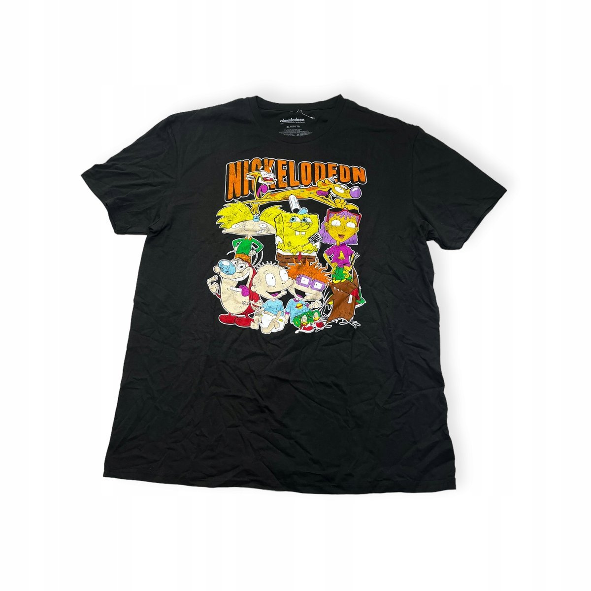 Koszulka T-shirt męski okrągły dekolt SPENCER'S nadruk XL