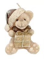 Oświetlenie świąteczne - SWIECE ARTMAN Boże Narodzenie Świeca ozdobna Teddy figurka piaskowa 1szt - miniaturka - grafika 1