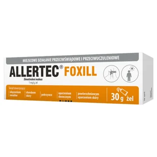 Allertec Foxill żel 1mg/g x 30g - Problemy skórne Allertec Foxill żel 1mg/g x 30g - Problemy skórne - miniaturka - grafika 1
