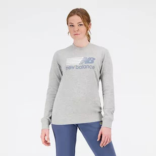 Bluza damska New Balance WT31816AG  szara - Bluzy damskie - miniaturka - grafika 1