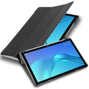 Pokrowiec Do Huawei MediaPad M5 / M5 PRO (10.8 cala) Etui w SATYNOWA CZERŃ Obudowa Case Cover Portfel Ochronny Cadorabo - Etui do tabletów - miniaturka - grafika 1