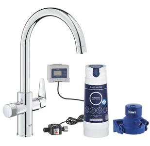 GROHE ZESTAW BLUE PURE BAU WYLEWKA STAŁA, FILTR S. 30555000 - Baterie kuchenne - miniaturka - grafika 1