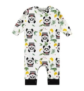 Ewa Collection, Pajac niemowlęcy, Panda, rozmiar 68 - Pajacyki dla niemowląt - miniaturka - grafika 1