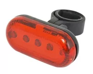 Lampki rowerowe - XC Light, lampa tylna pozycyjna, 3-funkcje, 5-diód - miniaturka - grafika 1