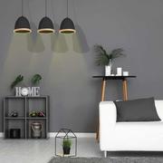 Lampy sufitowe - Luminex Lampa wisząca Studio 8853 lampa sufitowa żyrandol 3x60W E27 brązowa czarna - miniaturka - grafika 1