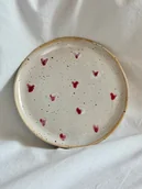Tace i patery - Talerz deserowy HEARTS - miniaturka - grafika 1
