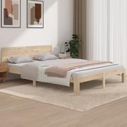 Łóżka - Lumarko Rama łóżka, lite drewno sosnowe, 150x200 cm, 5FT, King Size - miniaturka - grafika 1