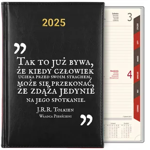 KALENDARZ TERMINARZ PLANER A5 DZIENNY KSIĄŻKOWY 2025 CYTATY Tolkien Wzory - Notesy i bloczki - miniaturka - grafika 1