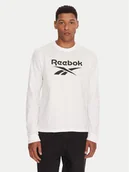 Koszulki męskie - Reebok Longsleeve RK25138CCM Biały Regular Fit - miniaturka - grafika 1