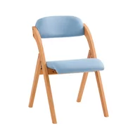 Krzesła - SoBuy Krzesło składane salon kuchnia jadalnia FST92-BL - miniaturka - grafika 1